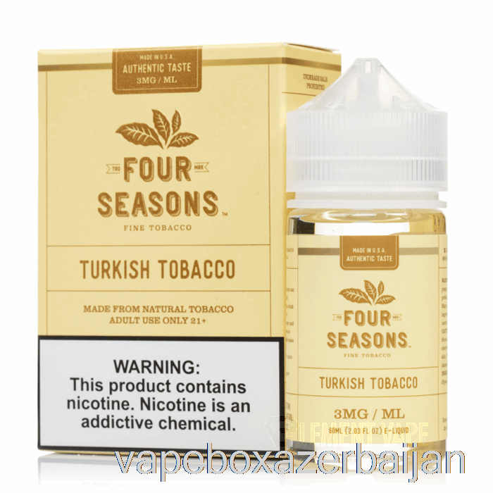 Vape Smoke Turkish Tobacco - Four Seasons - 60mL 18mg